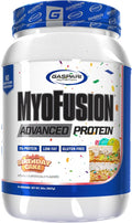 Gaspari Nutrition Myofusion Advanced Protein Protein Blend with Whey Protein Casein Protein and Isolate Protein Low Fat and Gluten Free (Confetti Birthday Cake 2 Pound)