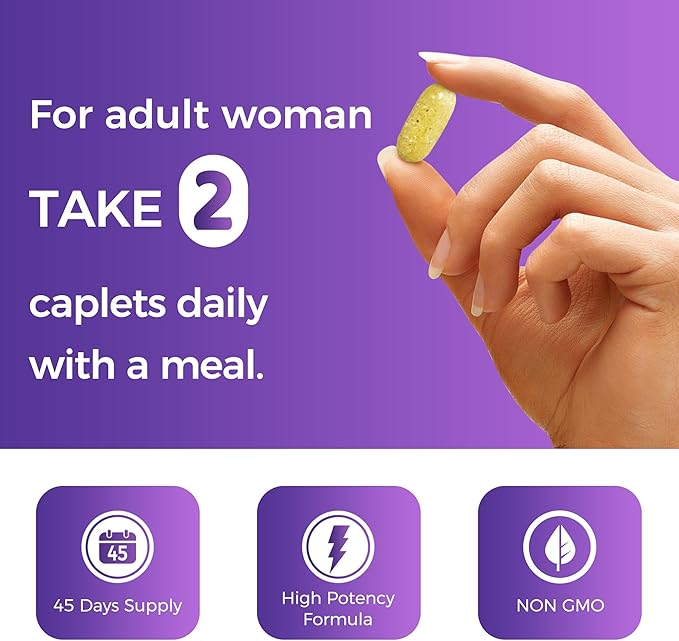 Vitamin World Ultra 360 Multivitamin for Women Women's Multivitamin with Herbs &amp Collagen for Hair Skin &amp Nails Supplement with Iron Vitamin A B C D E for Energy &amp Immune Support