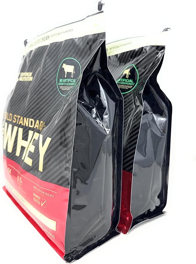Optimum Nutrition Gold Standard 100% Whey Protein Powder Vanilla Ice Cream 10 Pound (Packaging May Vary)