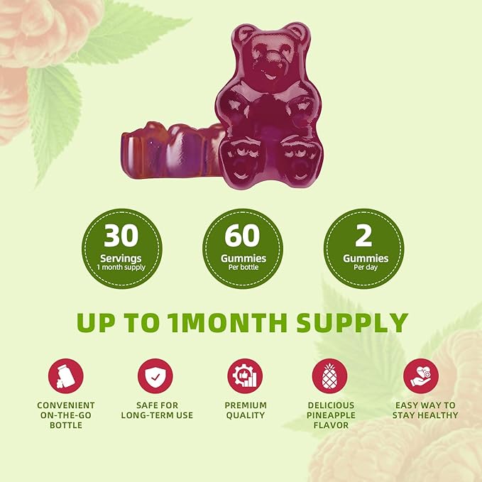 Catfit Mullein Quercetin Gummies for Lungs Detox &ampLymphatic DrainageElderberry Gummies for Respiratory &amp Immune SupportVegan Raspberry Flavor 120 Gummies