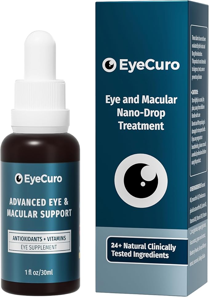 Eye Vitamin &amp Mineral Supplement Contains Lutein Vitamin A Vitamin E Vitamin C Zeaxanthin Astazanthin Zinc &amp More 30ml