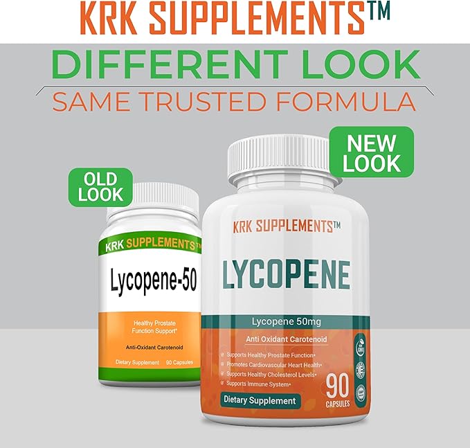 1 Bottle Lycopene 50mg 90 Capsules