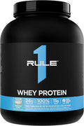 Rule 1 Whey Protein – 24g Fast-Acting Protein from All-Whey Sources with Naturally Occurring EAAs &amp BCAAs for Workout Recovery or Anytime Use (5 Pounds* Birthday Cake)
