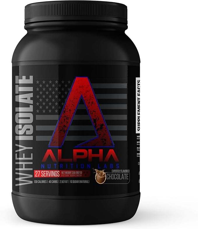 Whey Isolate Protein 2lbs - Chocolate Flavor - Supplement Dietary Fitness Edible Amino Muscle Optimum