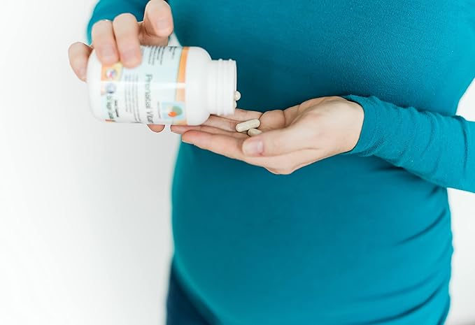 Raise Them Well Prenatal Multivitamin with Methylfolate K2 MK-7 Glutathione &amp Iron Physician Developed Non-GMO Supports Healthy Pregnancy Brain &amp Bone Development 150 Veggie Capsules