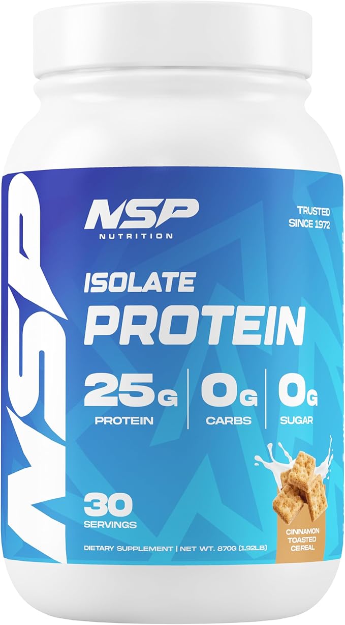 Isolate Protein Cinnamon Crunch | 25g Protein | 0 Sugar | Low Calorie | 30 Servings
