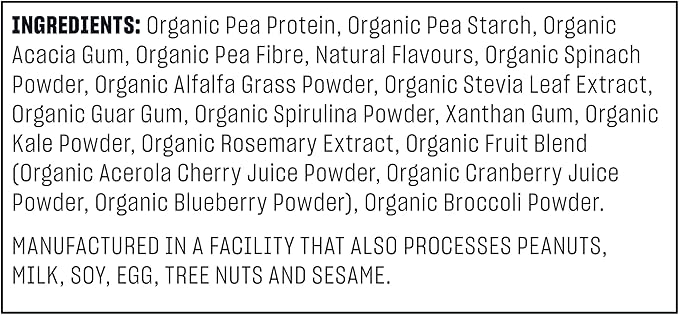 Vega Organic Protein &amp Greens Creamy Vanilla (26 Servings) 35.3 oz (1 Kg)