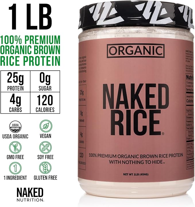 NAKED Vegan Protein Bundle Seed and 1LB Rice