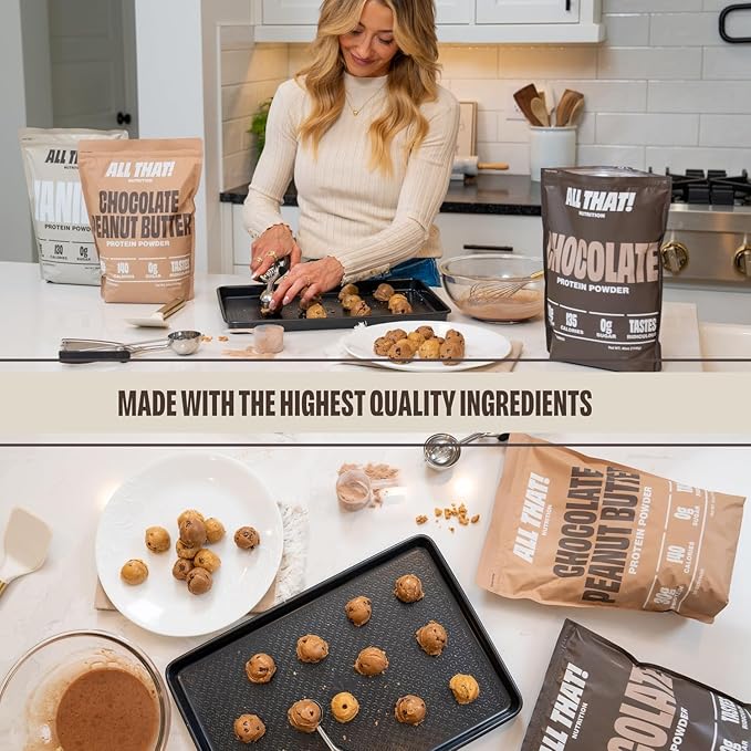 Chocolate Peanut Butter Protein Powder 30G Whey Protein Low Calorie 0g Sugar No Artificial Flavors Soy-Free &amp Gluten-Free 30 Servings