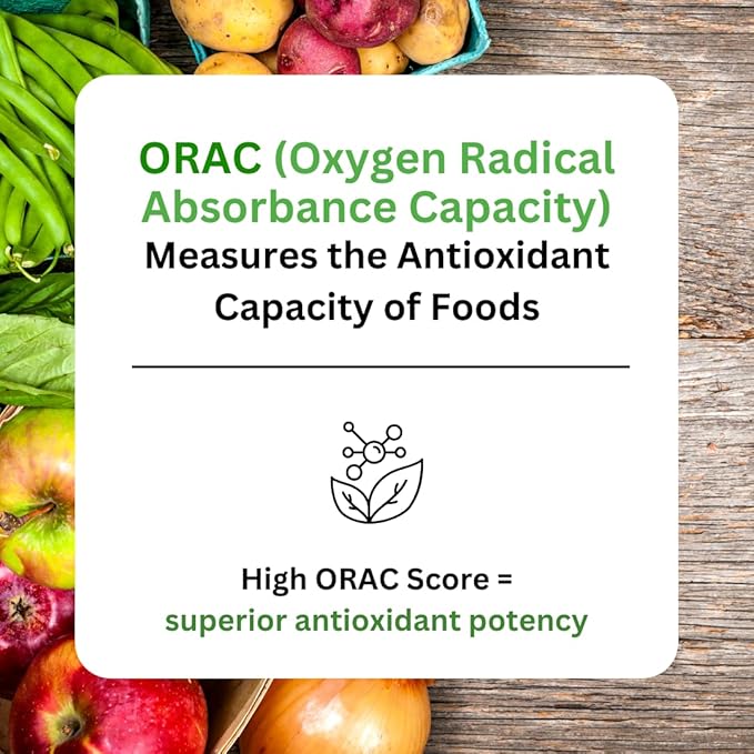 Paradise Herbs ORAC Energy Protein &amp Greens Powder Antioxidant Power of 24 Servings of Fruits &amp Vegetables in 1 Scoop + 20g Protein Unflavored 15 Servings