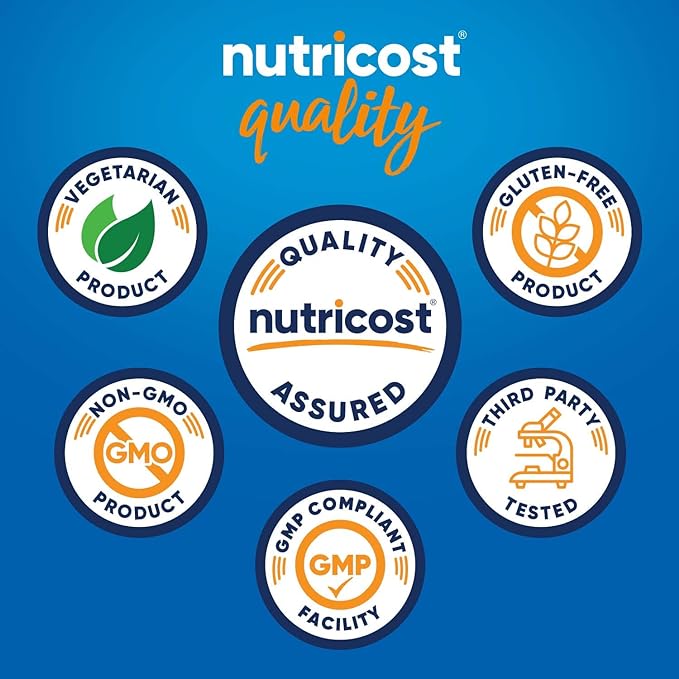 Nutricost Pea Protein Powder (2 LBS) Chocolate - 20g of Vegan Pea Protein Isolate GMO-Free Gluten-Free 31 Servings