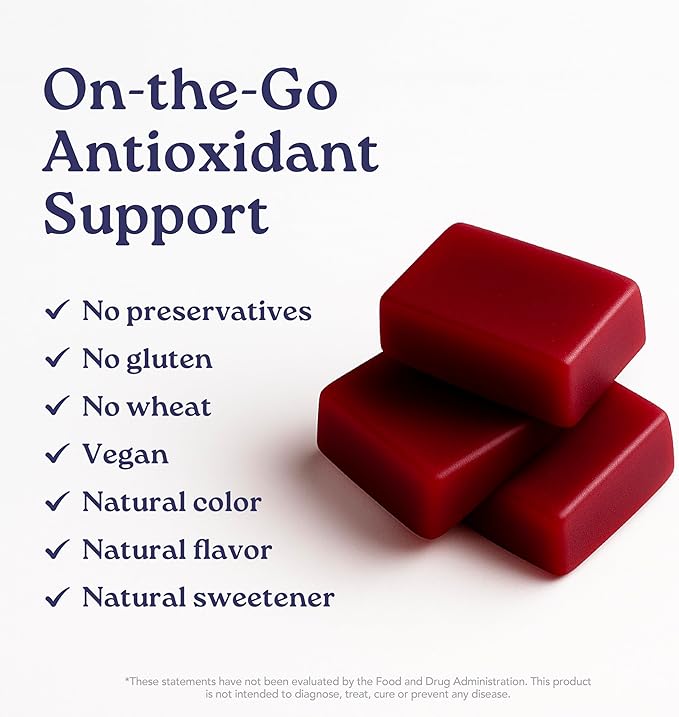 Isotonix OPC-3 Antioxidant Chews | Circulation Vision &amp Skin Support | Grape Seed Red Wine Pine Bark (Pycnogenol®) Bilberry &amp Citrus Bioflavonoids | Chewable Antioxidant Supplement - 30 Co