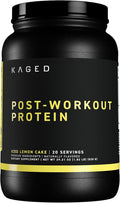 Kaged Post Workout Protein Powder | Iced Lemon Cake | Whey Protein Creatine Glutamine &amp Betaine | Re Recovery Drink | Supports Muscle Building | Supplements for Men &amp Women | 20 Servings
