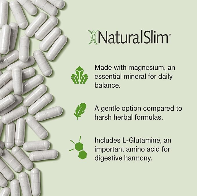 NaturalSlim Constipation Relief Stool Softeners Constipend Colon Cleanser for Women &amp Men with Magnesium Citrate Aspartate &amp Olive Extract 120 Vegetable Capsules