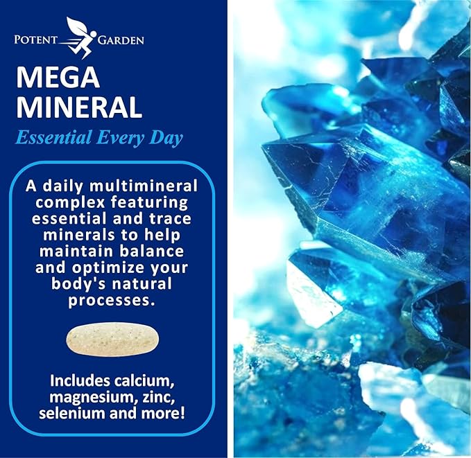 Potent Garden Organic Superfood Greens + Mega Mineral – Daily Greens &amp Mineral Support Bundle