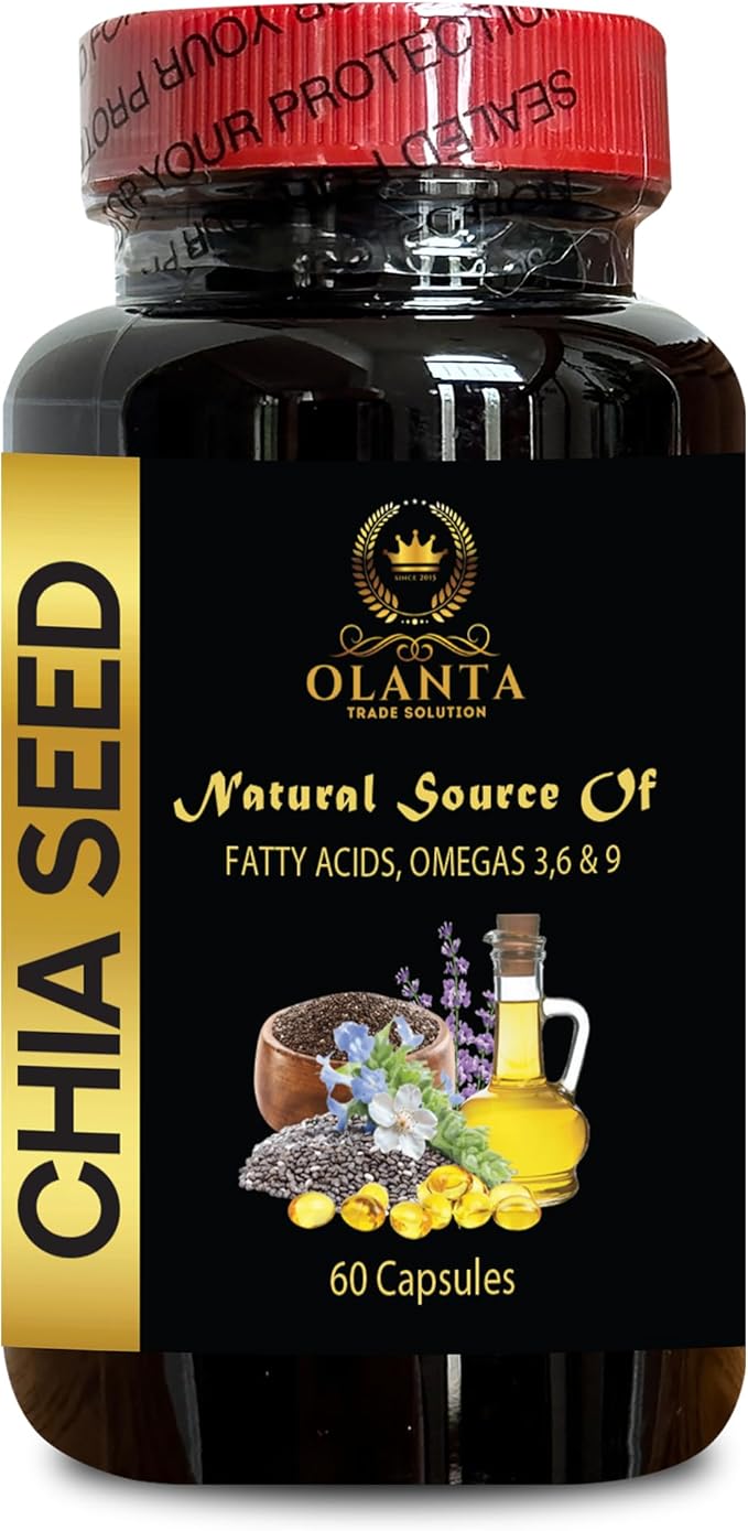 chia seeds gluten free - CHIA SEED - chia seed oil alpha lipoic acid nutritional supplements antioxidants supplements for women immune boost pills chia seeds white organic - 1 Bottle 60 Softgels