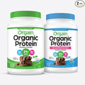 Orgain Organic Protein + Superfoods Powder and Orgain Organic Vegan Protein Powder Bundle (2.02 Lb + 2.03 Lb)