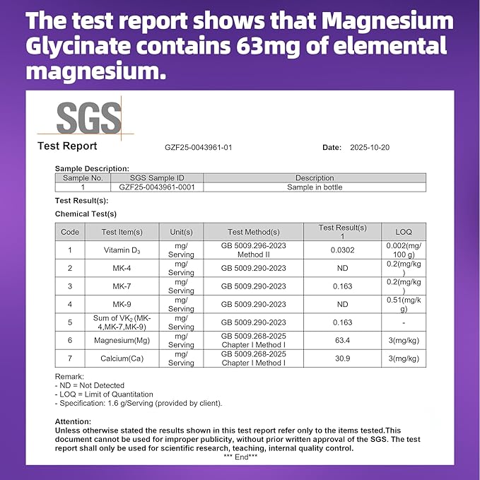 Magnesium Glycinate 400mg Softgels Small Easy to Swallow High Absorption Magnesium Supplement with Vitamin D3 &amp K2 for Sleep Relax Calm Muscle Bone* Health 120 Gelcaps