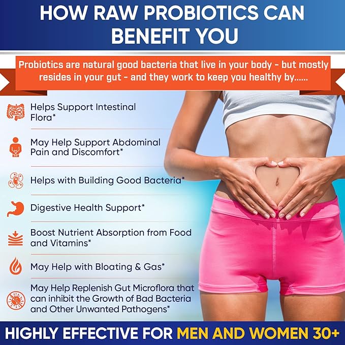 Wholesome Wellness Organic Raw Probiotics 100 Billion CFU Dr Formulated for Women and Men Complete Adult Supplement with Prebiotics and Digestive Enzymes 30 Capsules Shelf Stable