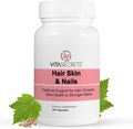 Vitasecrets Hair Skin &amp Nails Super Blend – 90 Capsules with Biotin Collagen and Hyaluronic Acid for Healthy Hair Glowing Skin and Stronger Nails – Non-GMO Gluten-Free Made in The USA