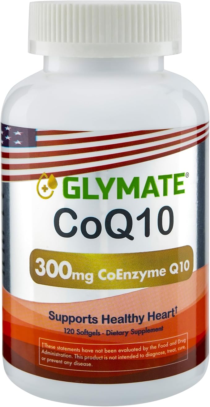 300mg CoEnzyme Q10 Support Healthy Heart with Non-GMO Soybean Oil for Optimal Benefits