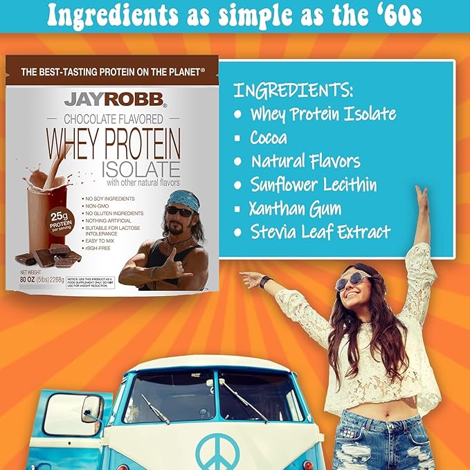 JAYROBB Whey Protein (5 Pound Chocolate)