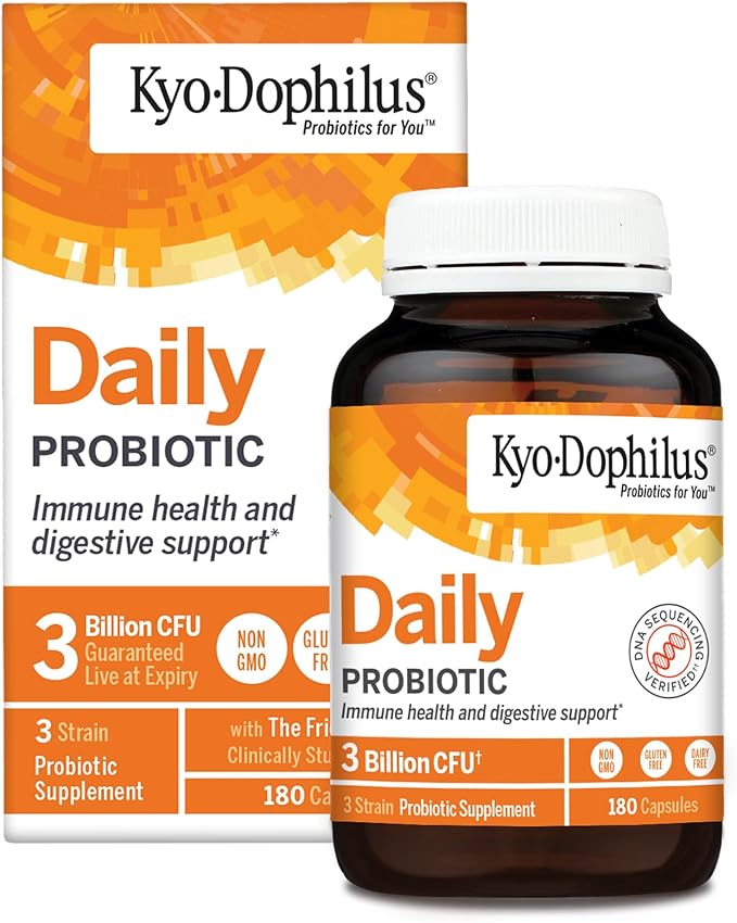 Kyolic Kyo-Dophilus Daily Probiotic Immune Health &amp Digestive Support* 180 Capsules