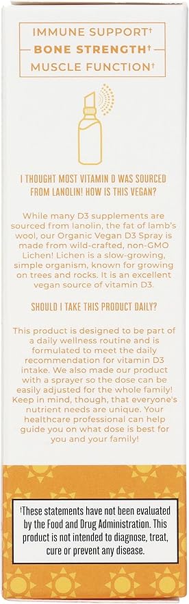 Mary Ruth's Organic Vitamin D3 Spray 1 Fz