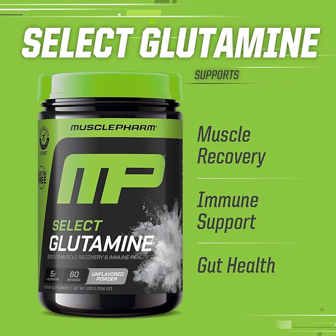 Muscle Pharm Combat 4lb Chocolate Protein and MusclePharm Pure L-Glutamine
