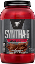 BSN SYNTHA-6 EDGE Protein Powder Chocolate Flavored Powder with Hydrolyzed Whey Micellar Casein for Muscle Gain Low Sugar 24g Protein Chocolate Milkshake 28 Servings 2.47 Pound (Pack of 1)