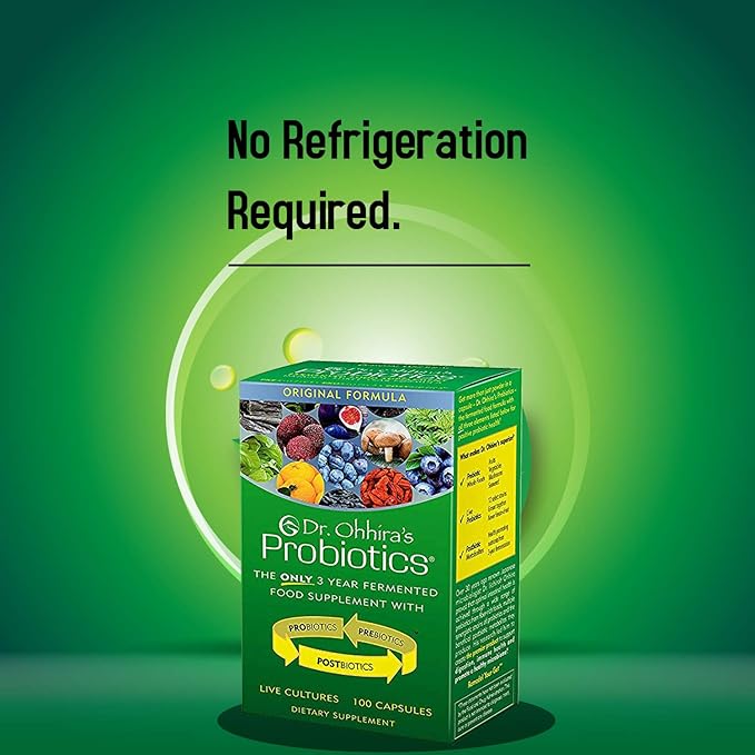 Dr. Ohhira's Probiotics Daily Original Formula 100 Caps with Bonus 10 Capsule Travel Pack No Refrigeration Non-GMO