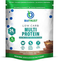 BioTrust Low Carb Protein Powder – Delicious Whey &amp Casein Blend from Grass-Fed Hormone Free Cows – Non GMO Gluten Free (Chocolate Peanut Butter)