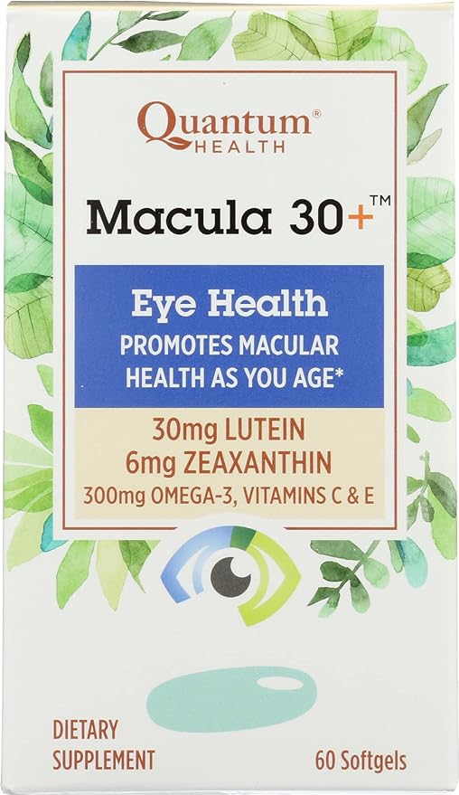 Quantum Health Macula 30+ Eye Health 60 Softgels (Pack of 1)
