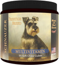Multivitamins Balanced Nutrition for Your Schnauzer 90 Count Made in The USA with Real Bacon