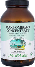 Omega 3 Fish Oil Supplement for Women and Men - Triple Strength 2000 mg Fish Oil with Omega 3 Fatty Acids Supplements Including EPA DHA - Support for Heart Brain &amp Joint Health Kosher 180 Softgel