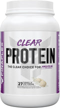FINAFLEX CLEAR PROTEIN Vanilla - 2 lb - Promotes Muscular Performance &amp Growth - Milkshake-Like Taste - Low Carb Low Fat &amp Gluten Free - 27 Servings