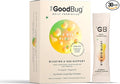 Prebiotic + Probiotic Gut Health Bloating Relief for Men &amp Women - Helps with Gas Bloat &amp Digestive Health - Boost immunity with Peppermint &amp Inulin Synbiotic Fiber Powder 2.5 Bn CFU -