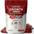 Growth Gummies for Black Women 60 Vegan Gummies Daily Hair Nourishment with Biotin Collagen &amp Botanical Extracts Supports Healthy Hair Growth &amp Strength