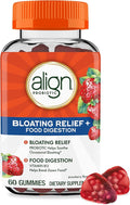 Align Probiotic Bloating Relief + Food Digestion Probiotics for Women and Men Probiotic Helps Soothe Occasional Bloating* With Vitamin B12 to Help Break Down Food into Cellular Energy*60 Gummies