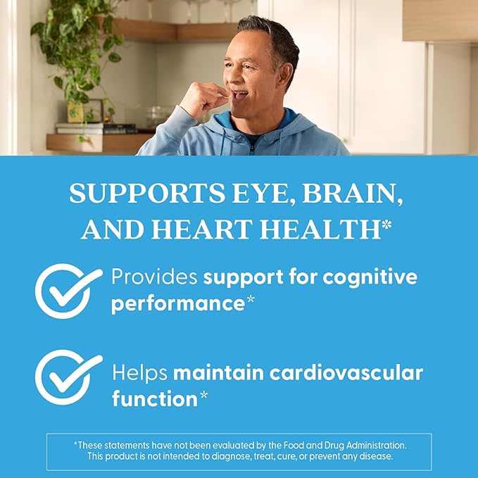 Doctor's Best Vegan Omega-3 EPA + DHA Supports Eye Brain and Heart Health Non-GMO Gluten Free Vegan 60 Veggie Softgels
