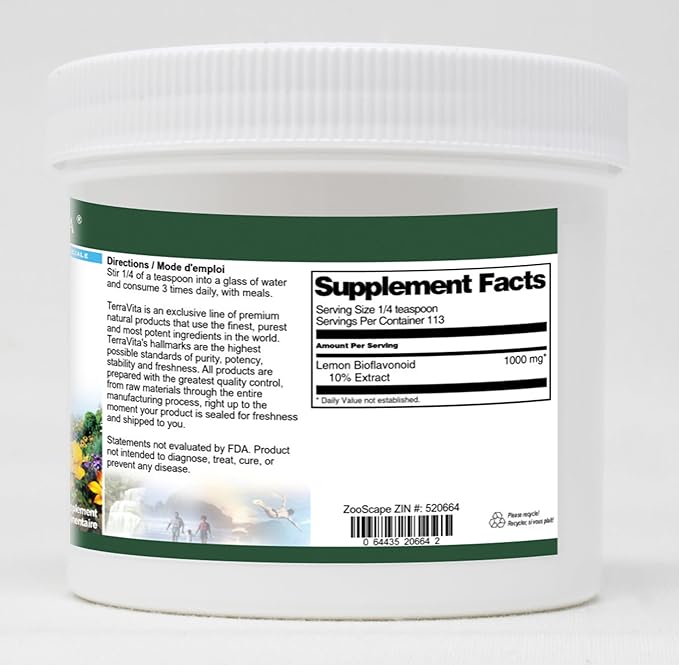 Lemon Bioflavonoid 10% Powder (4 oz ZIN: 520664)