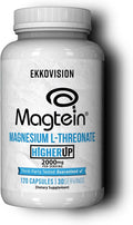 Ekkovision Magtein Magnesium L-Threonate Memory &amp Cognitive Function Support Magnesium Supplement with Essential Minerals for Men &amp Women 2000 MG Per Serving 120 Easy-to-Swallow Capsules