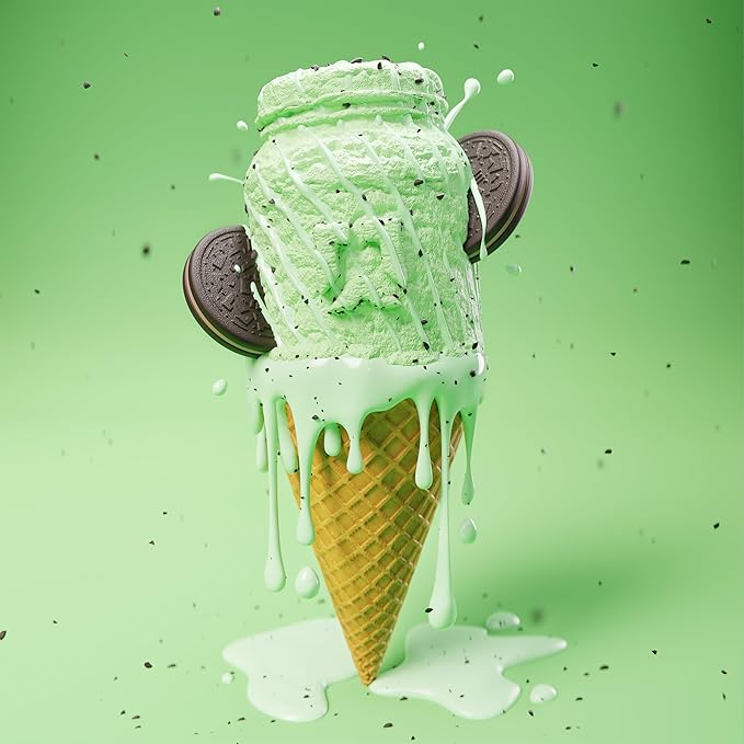 RYSE Loaded Protein Powder - Mint Chip Ice Cream - 25g Whey Protein Isolate &amp Concentrate with Prebiotic Fiber &amp MCTs - Low Carb Low Sugar Digestive-Friendly - 27 Servings / 2 lb Tub