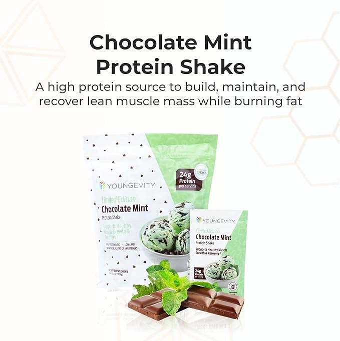 Youngevity Chocolate Mint Protein Shake