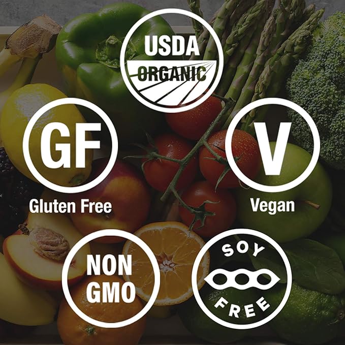 Orgain Organic Vegan Protein Powder (Peanut Butter) and Orgain Organic Greens Powder (Berry) - Plant Based Protein and Superfoods