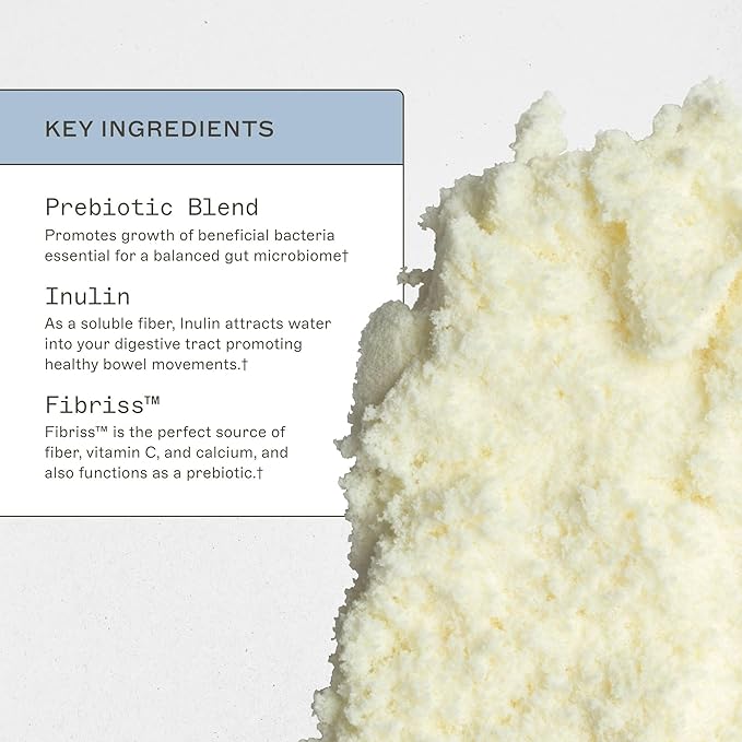 Amy Myers MD Prebiotic Fiber Powder - Gut Support - Organic Acacia Fiber - Keto Friendly - Gluten Free Egg Free Non-Dairy Non-GMO - 30 Servings