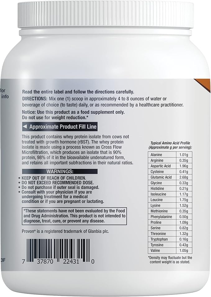 Life Extension Wellness Code® Whey Protein Isolate (Chocolate) Protein and branched-Chain Amino acids for Muscle Growth &amp Immune Health no Sugar Added Gluten Free Non-GMO 437 Grams 20 Servin