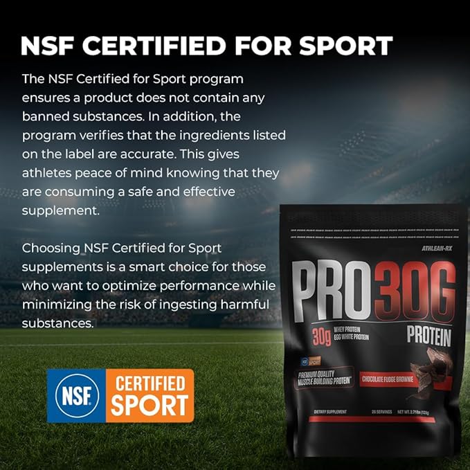 ATHLEAN-X PRO-30G Premium Whey Protein Isolate Powder Chocolate Fudge Brownie Gluten-Free Low Sugar 30g of High Protein Powder for Muscle Recovery &amp Growth