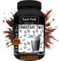 Fresh Field Chocolate Protein Powder - 25g Whey Protein Isolate Gluten-Free &amp Soy-Free Sugar-Free 30 Servings - Natural Whey Protein Powder for Workout Fitness &amp Nutrition Shakes - 2.36 lb