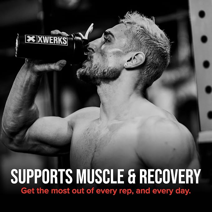 Xwerks Grow Whey Protein Powder 25g Pure Isolate Protein from New Zealand Grass Fed Cows Builds Strength and Speeds Recovery Paleo and Keto Friendly Soy and Gluten Free Chocolate 30 Servings
